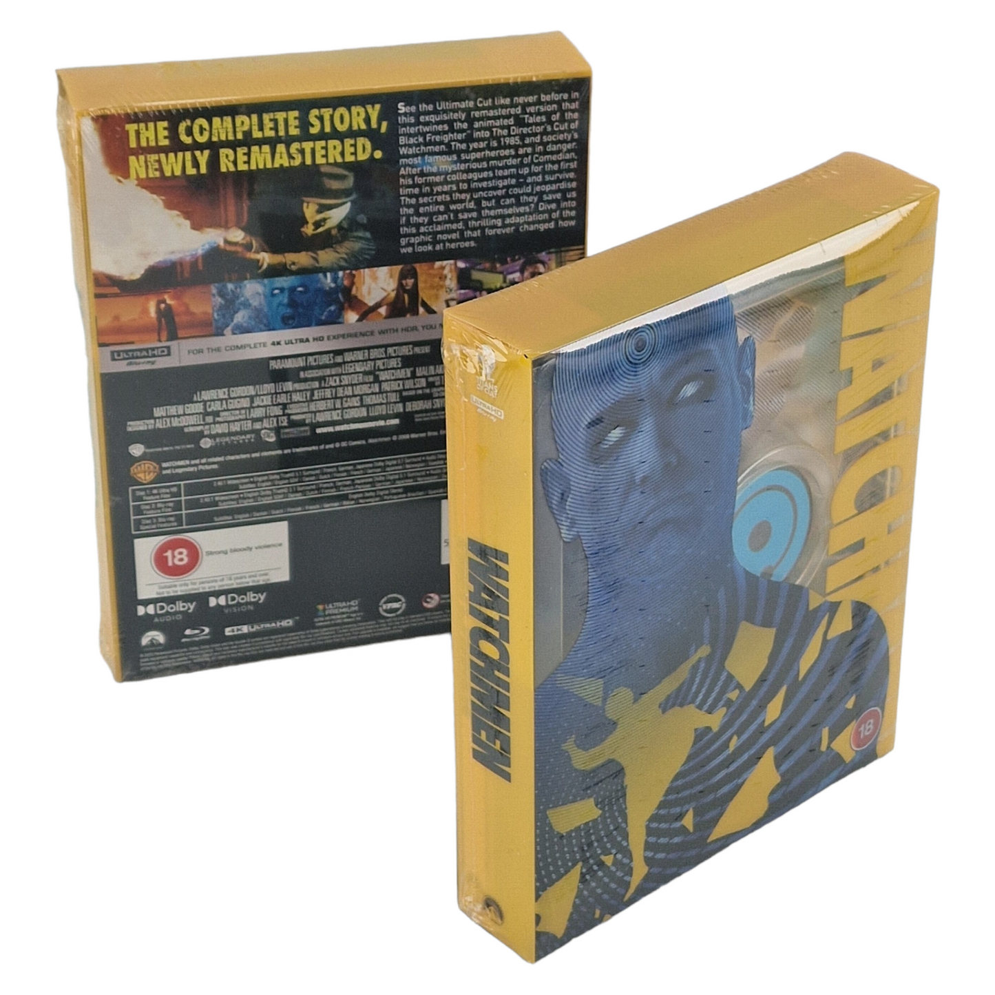 Watchmen 4K Ultra HD Blu-ray+Blu-ray SteelBook Titans of Cult Gerard Butler B-18