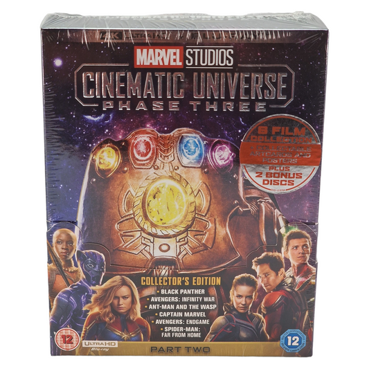 Marvel Studios MCU : Phase 3, partie 2 (2018–2019) – Coffret 4K Ultra HD + Blu-ray – Zone libre + Zone B – vue 3