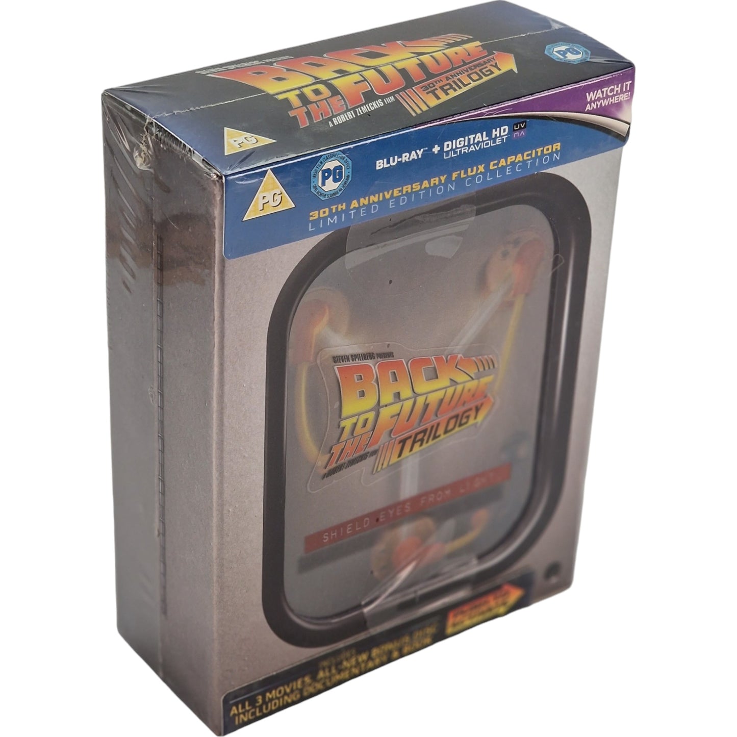 Retour vers le futur  Coffret Collector Condensateur de flux Blu-ray 1985-1990 3 Films Zone Libre