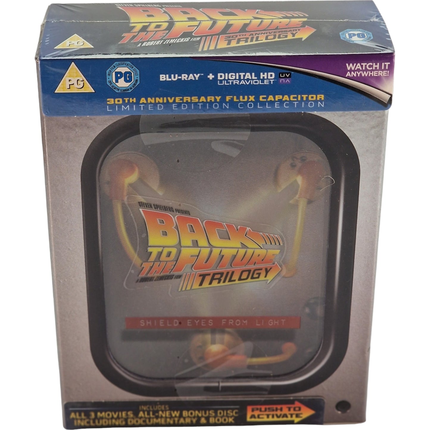 Retour vers le futur  Coffret Collector Condensateur de flux Blu-ray 1985-1990 3 Films Zone Libre