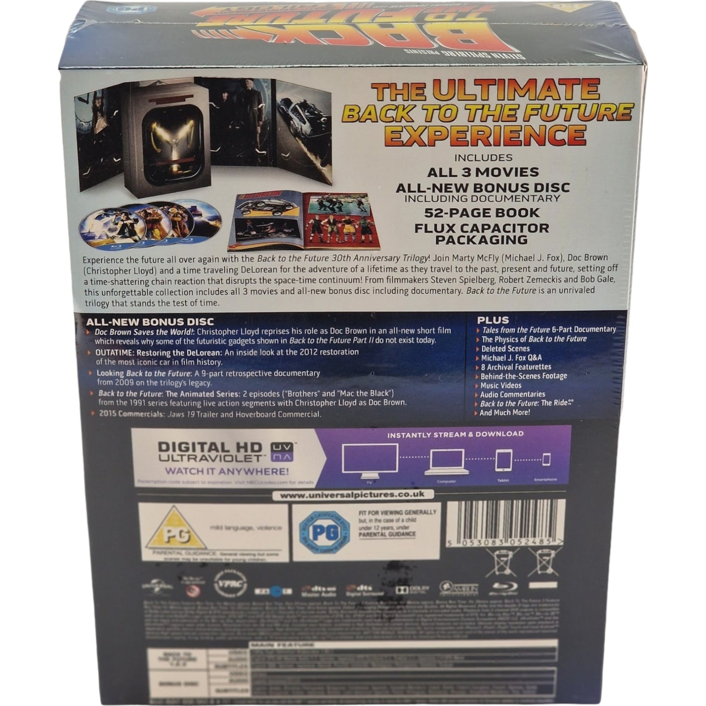 Retour vers le futur  Coffret Collector Condensateur de flux Blu-ray 1985-1990 3 Films Zone Libre