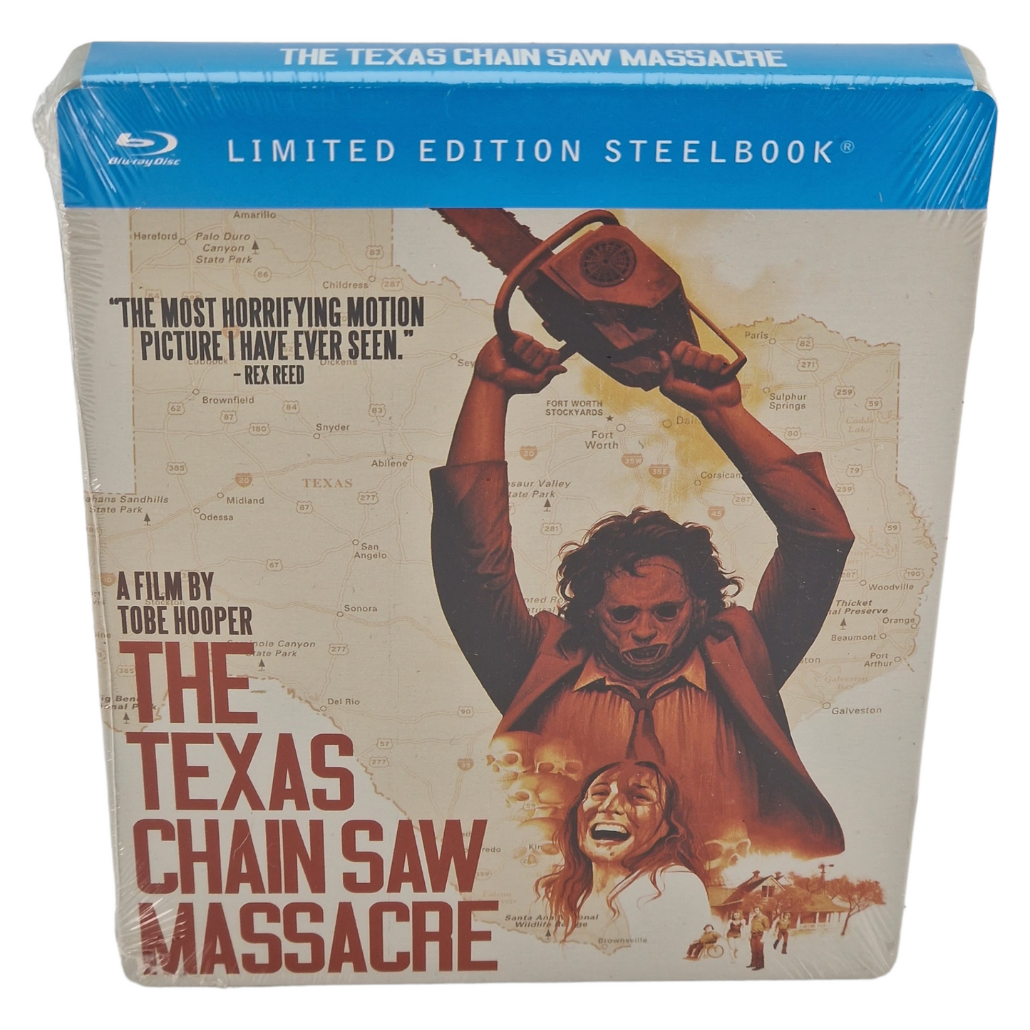 Massacre à la tronçonneuse - Blu-ray SteelBook édt 40ème Anniversaire [-18]  A