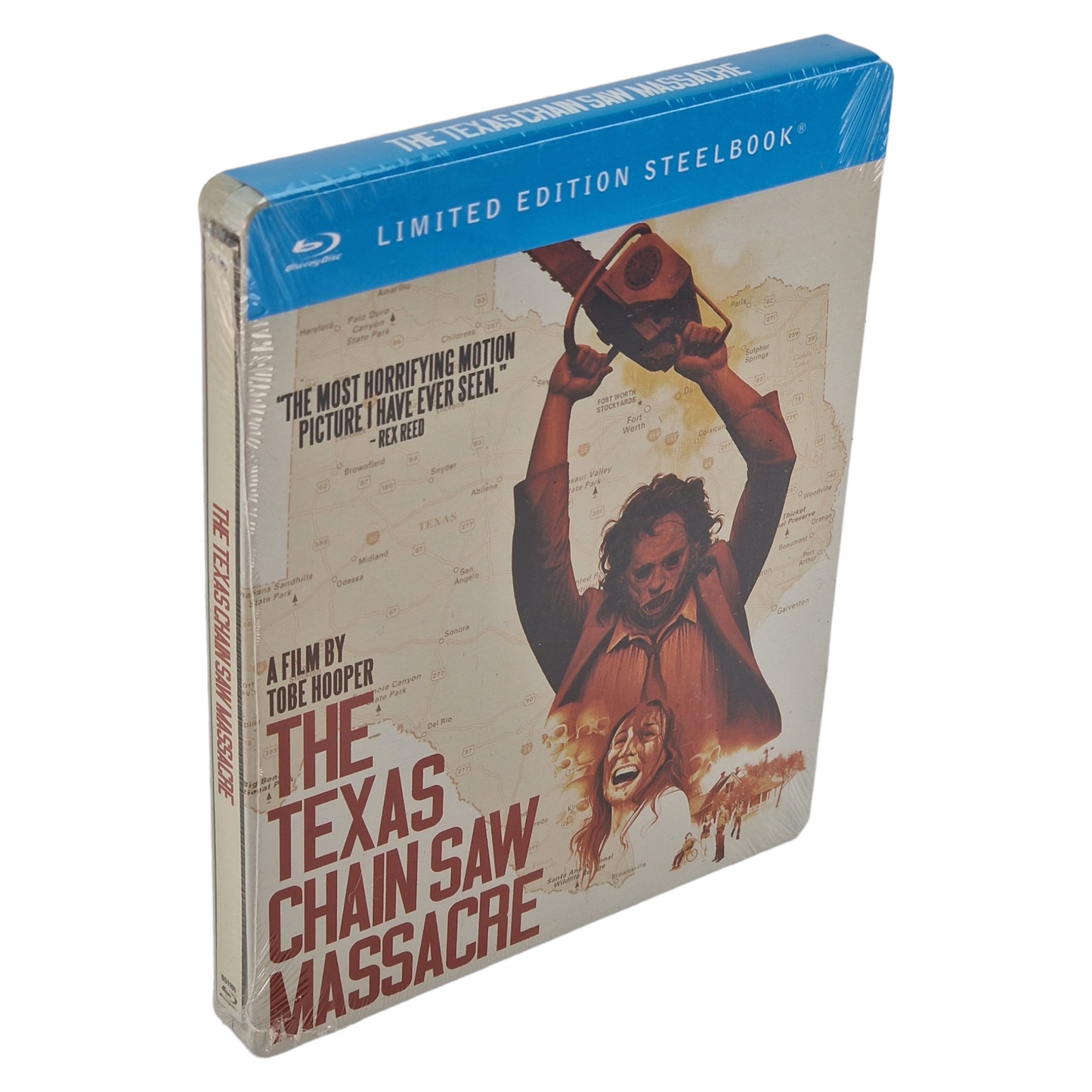 Massacre à la tronçonneuse - Blu-ray SteelBook édt 40ème Anniversaire [-18]  A