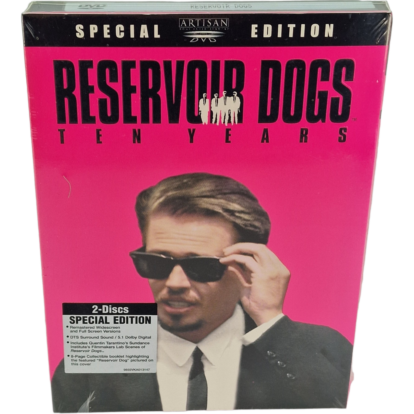 Reservoir Dogs DVD spéciale 10e anniversaire | Couverture M. Rose Zone 1 VO