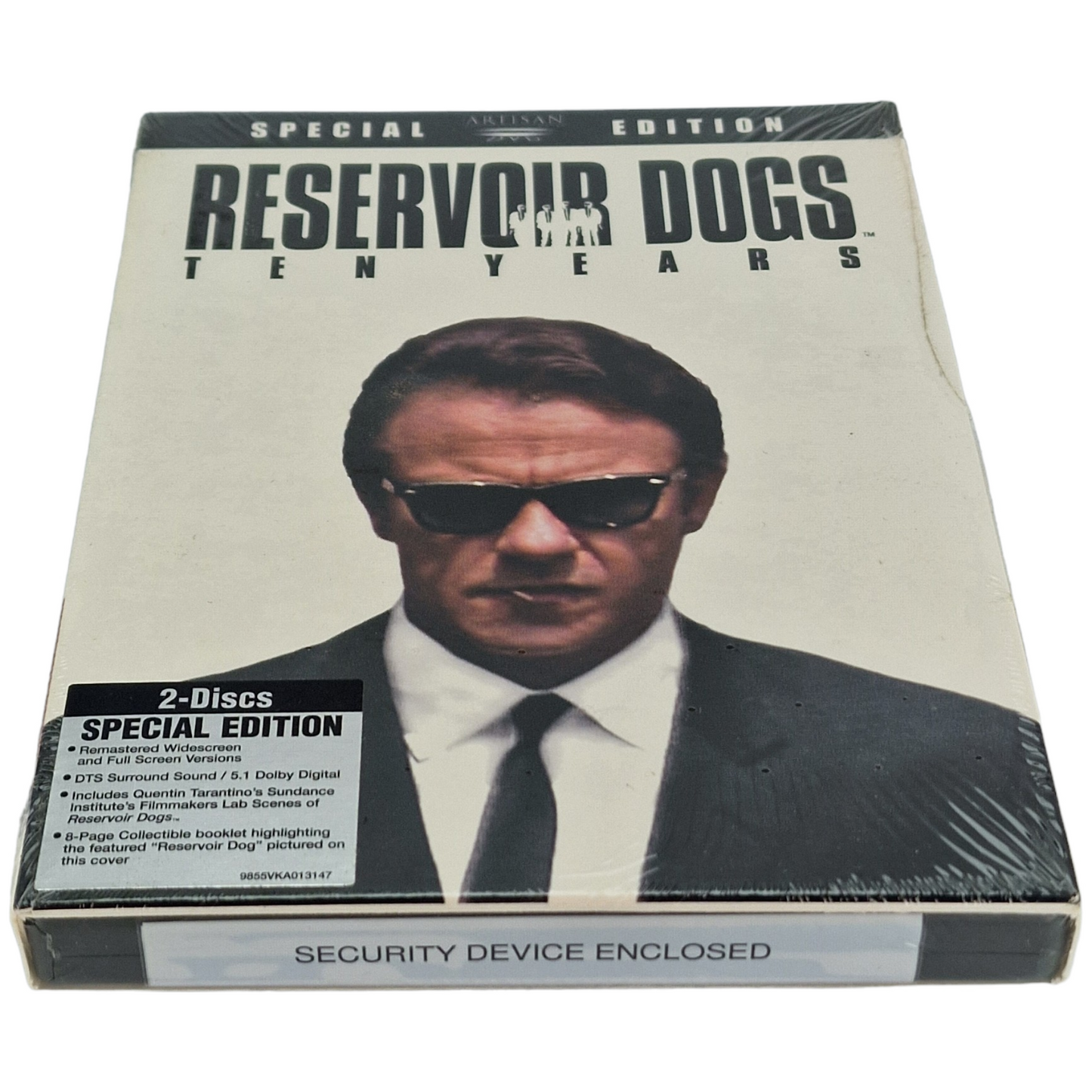 Reservoir Dogs DVD spéciale 10e anniversaire |  Couverture de M. White Zone 1 VO