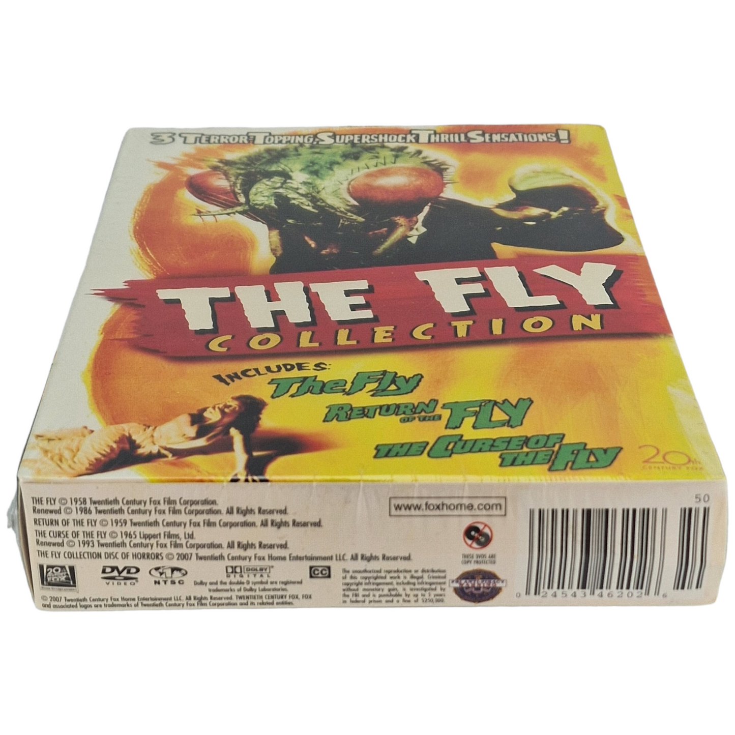 La collection de mouches DVD La mouche / Le retour  / La malédiction 3 Films Import VF   1 Neuf