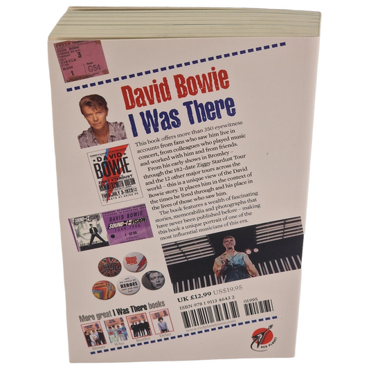 David Bowie: I Was There - Neil Cossar - Livre anglais — visuel 3