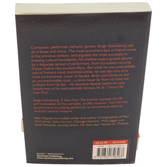 Serge Gainsbourg: A View From the Exterior - Livre anglais — visuel 3