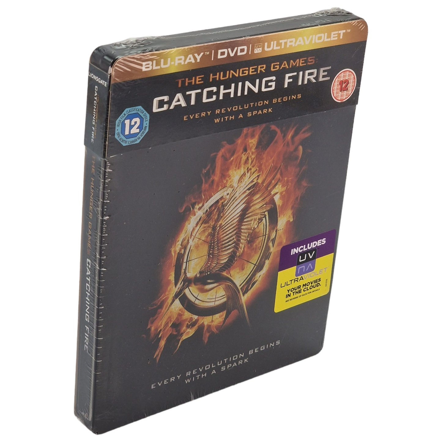 The Hunger Games:Catching Fire Steelbook Blu-ray + DVD Jennifer Lawrence Zone B