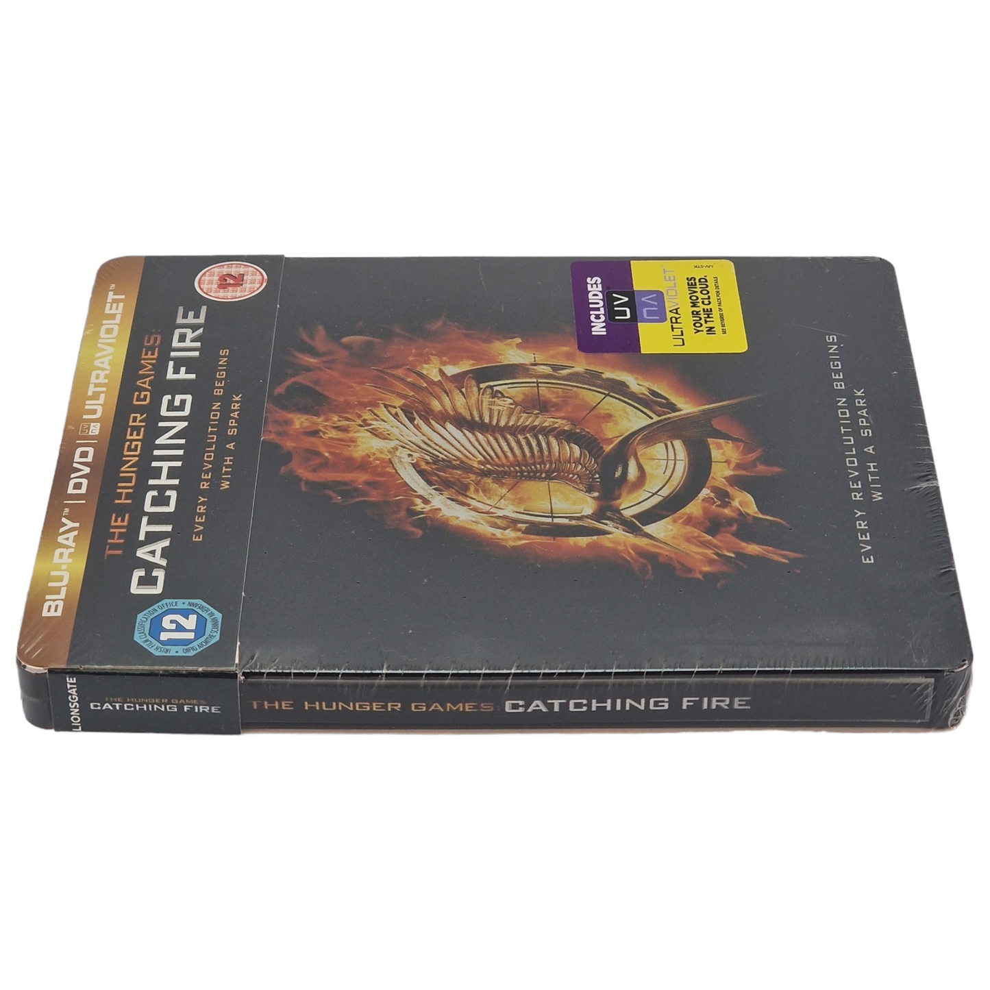 The Hunger Games:Catching Fire Steelbook Blu-ray + DVD Jennifer Lawrence Zone B