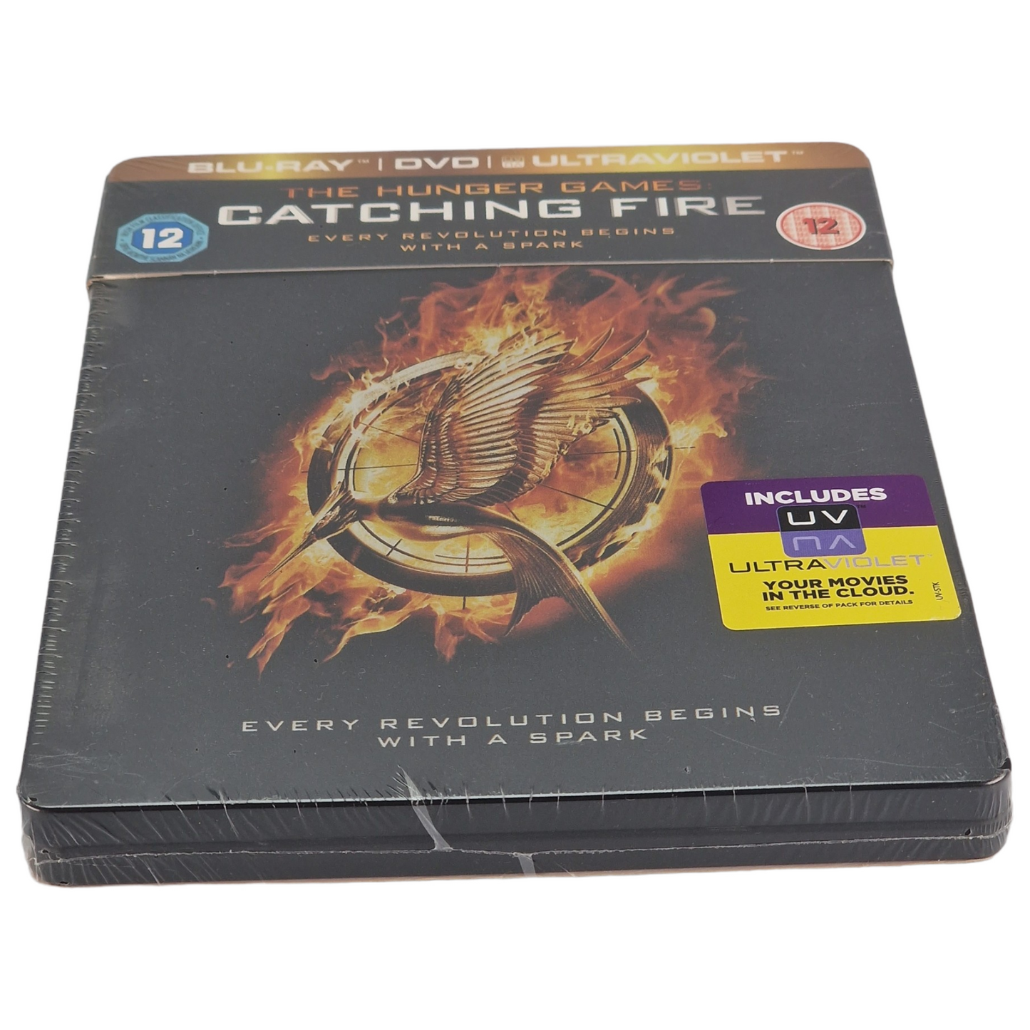 The Hunger Games:Catching Fire Steelbook Blu-ray + DVD Jennifer Lawrence Zone B