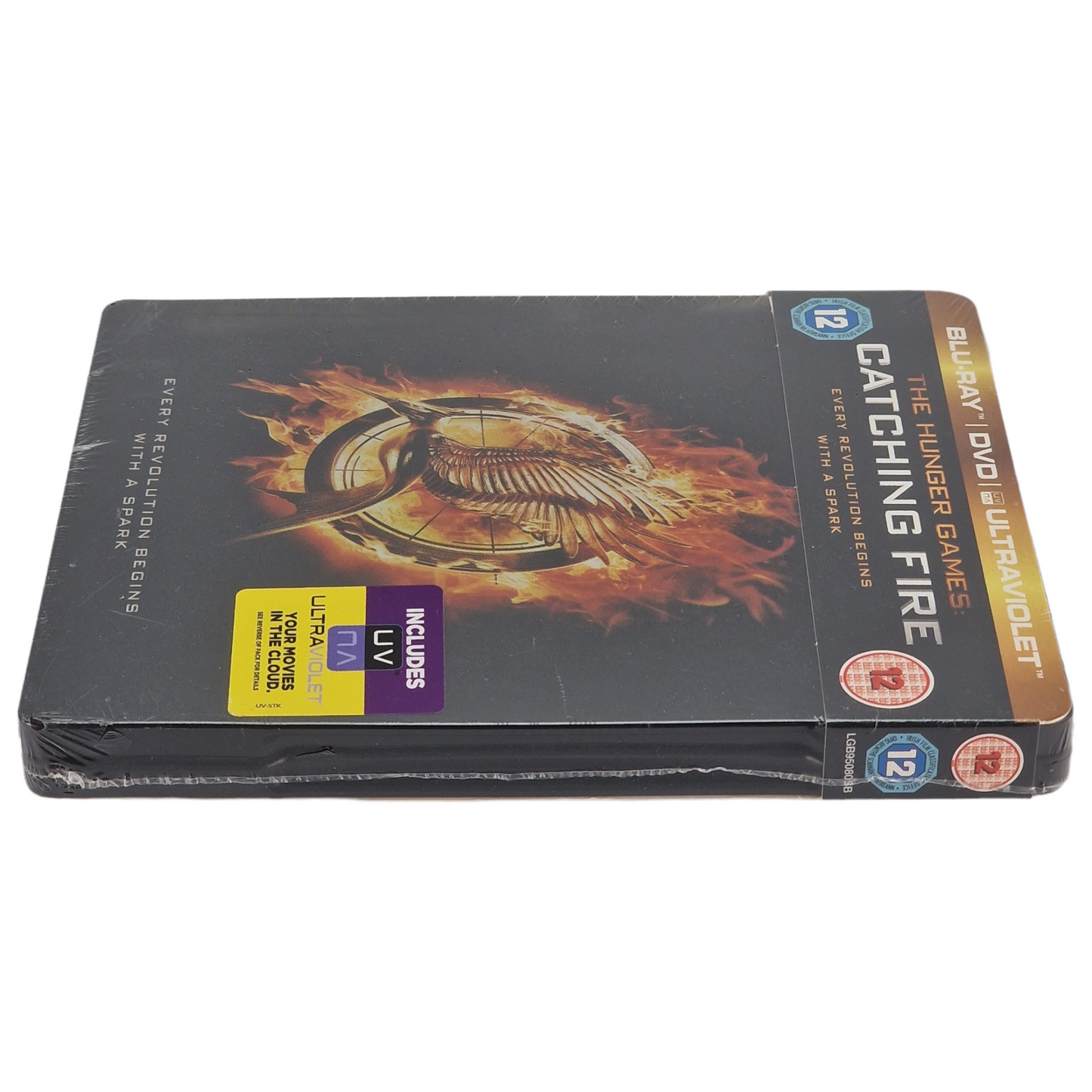 The Hunger Games:Catching Fire Steelbook Blu-ray + DVD Jennifer Lawrence Zone B