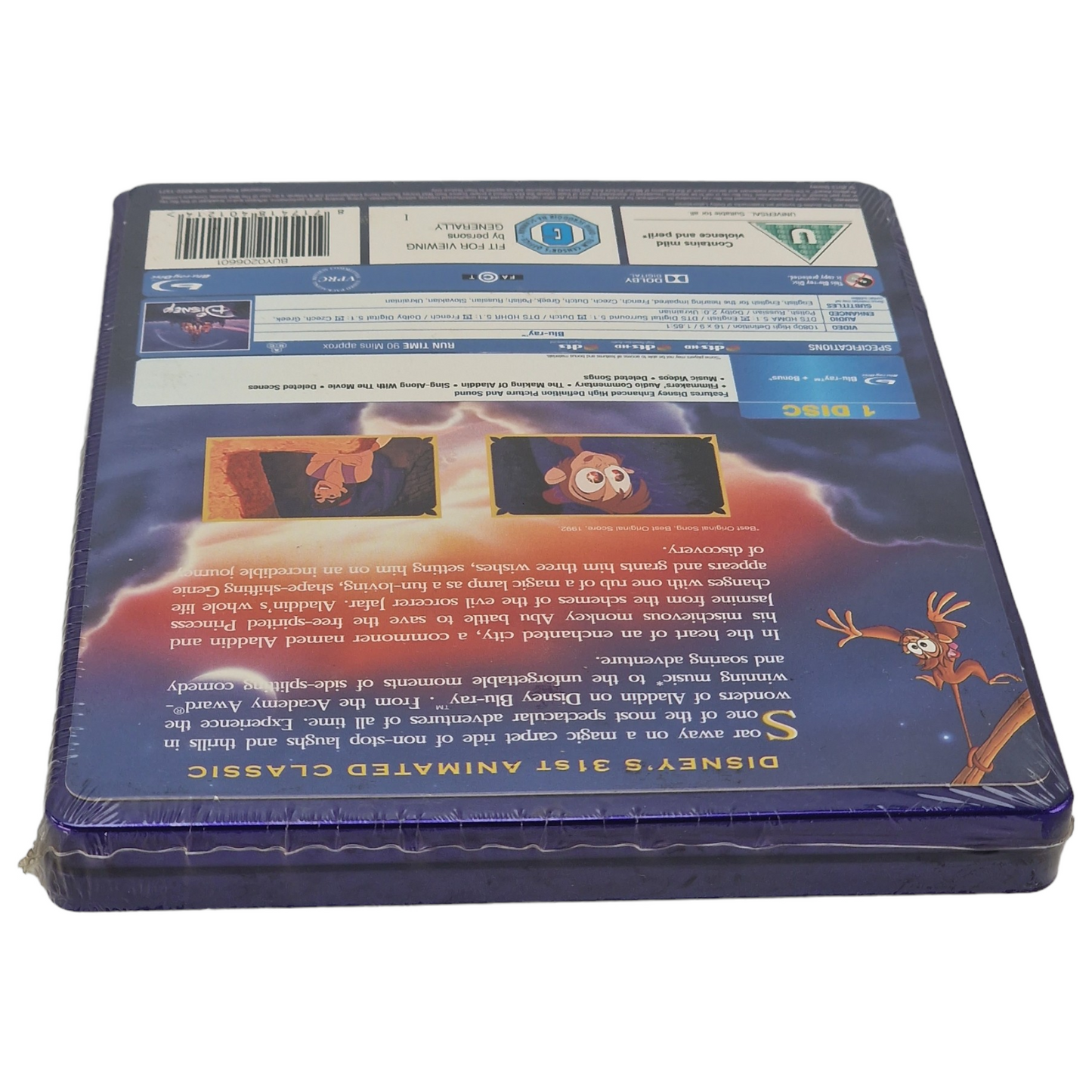 Aladdin Blu-ray SteelBook Débossé Zavvi Limitée collection Disney n° 1 Zone Libre