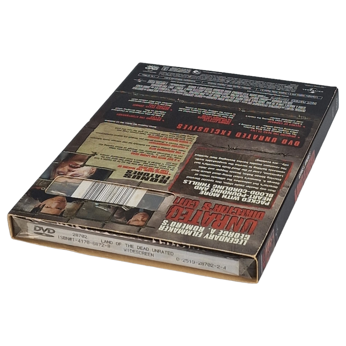 Land of the Dead DVD Version non cotée du réalisateur US Import 2005 Zone  1   VO/STFR