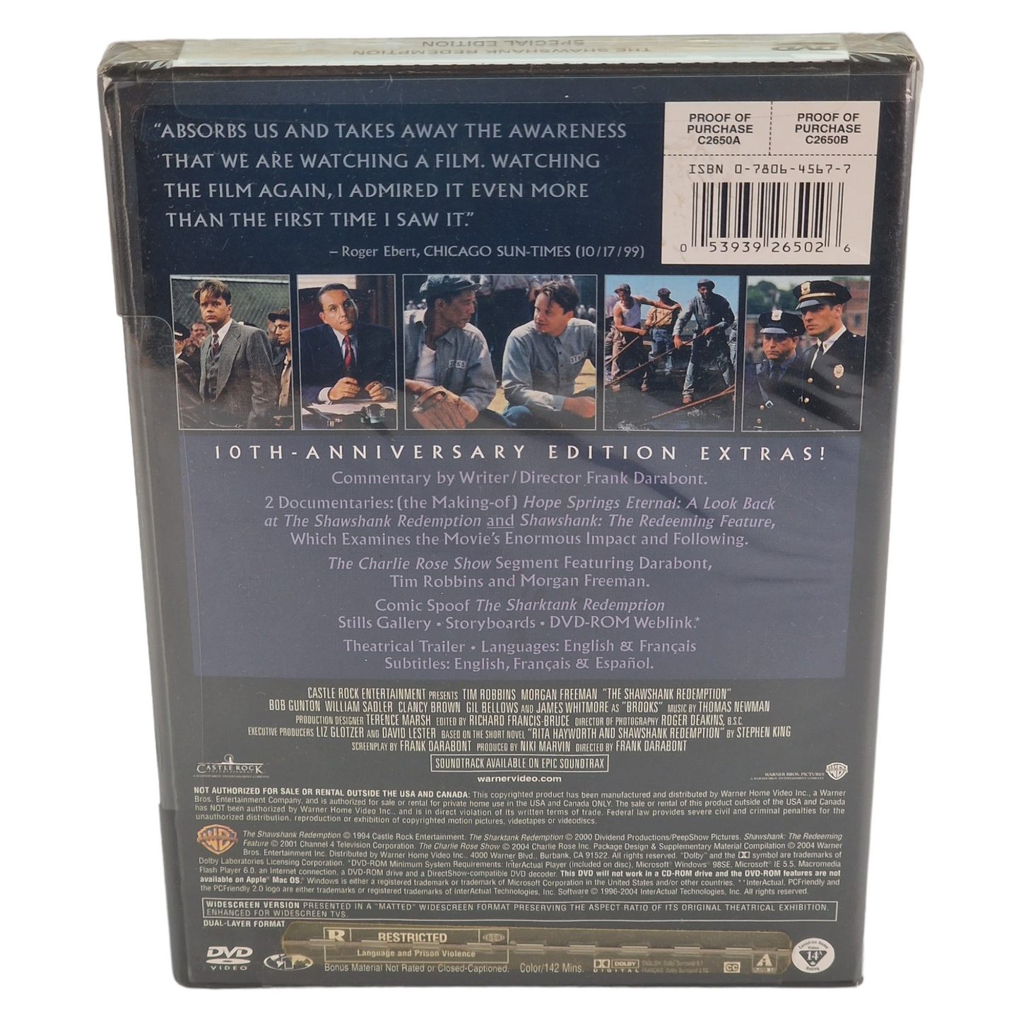 Les Évadés DVD Region 1 Édition spéciale en deux disques  2004  Fr  Neuf