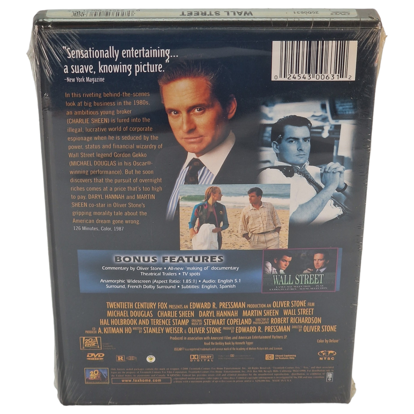 Wall Street  DVD   VF  ___ US Import  Région 1 __2000 Neuf