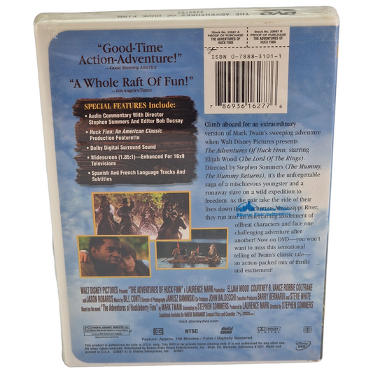Les Aventures de Huckleberry Finn (1993) – DVD – Zone 1 – vue 3