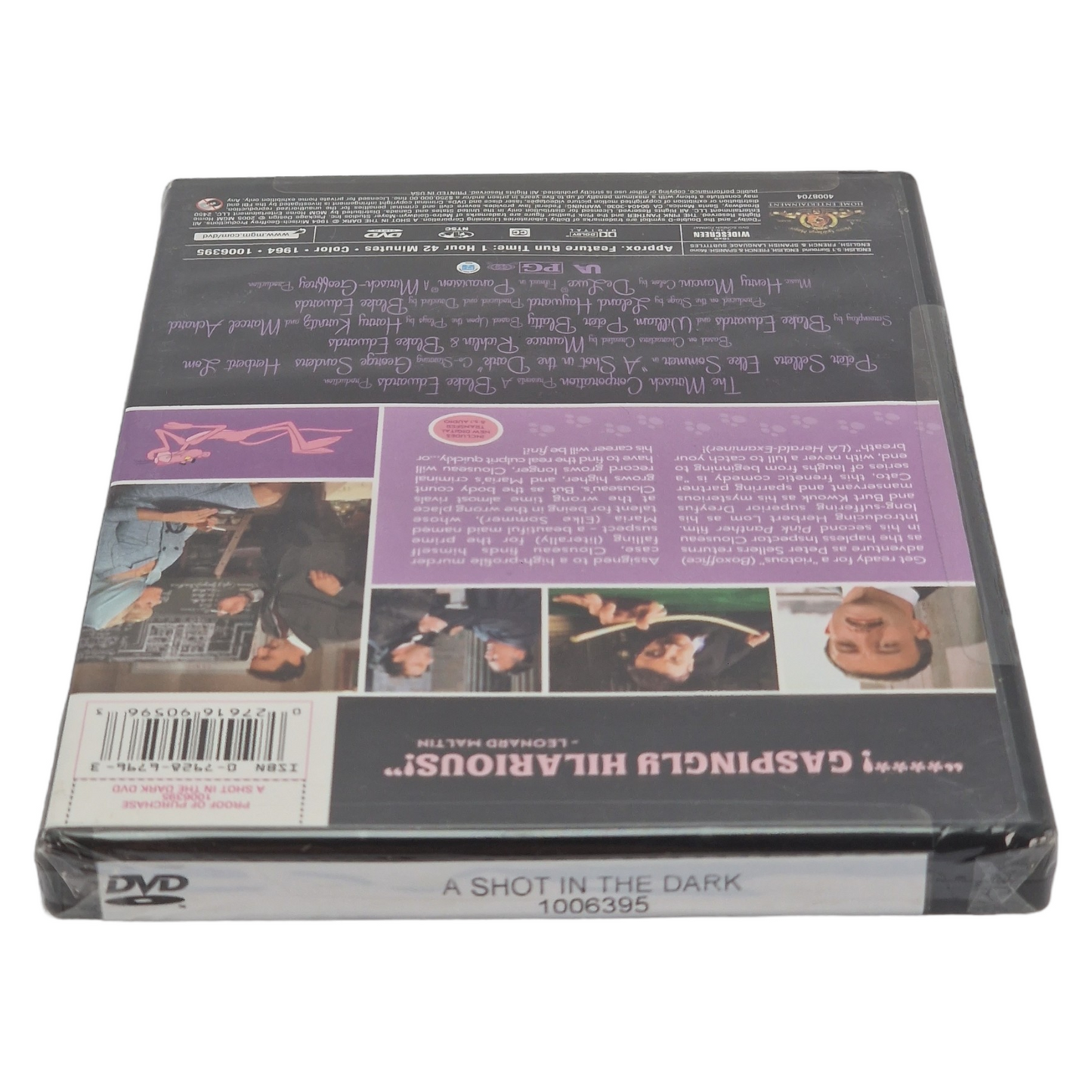 A Shot in the Dark DVD Panthère Rose Peter Sellers Import US 1999 VF Zone 1