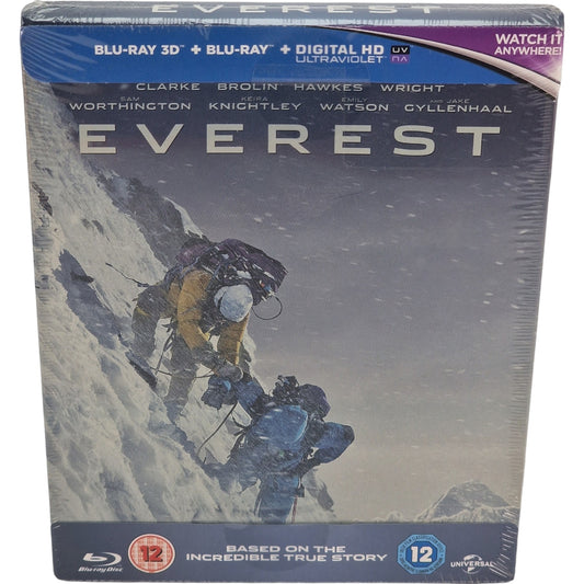Everest SteelBook Blu-ray 3D + Blu-ray 2016 Jason Clarke, Josh Brolin Zone Libre