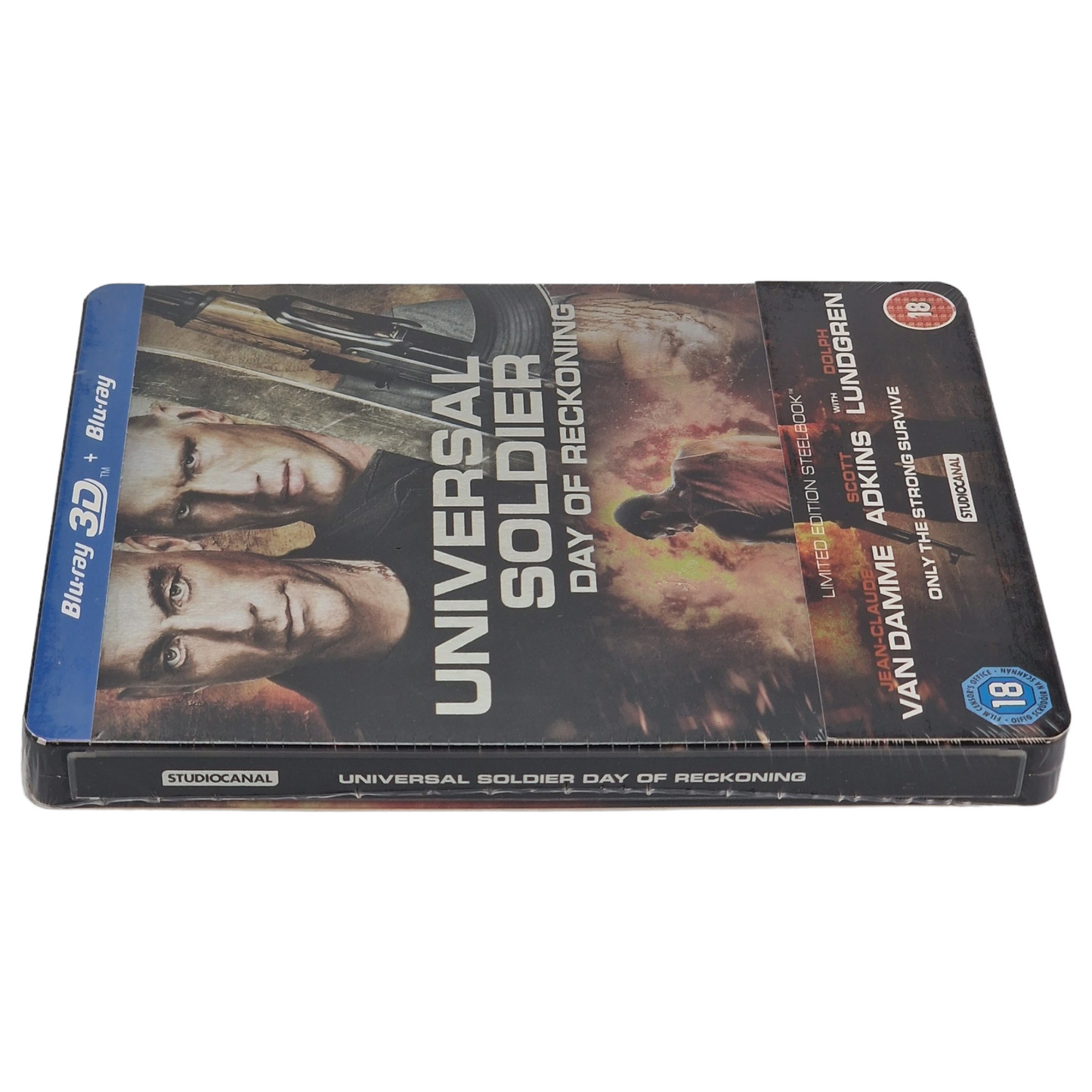 Universal Soldier: Day of Reckoning Steelbook Blu-ray 3D + 2D Van Damme  B [-18]
