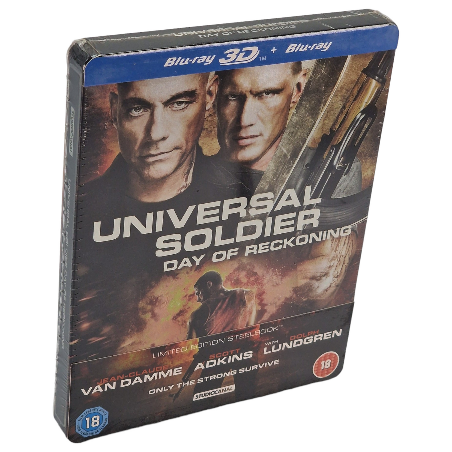Universal Soldier: Day of Reckoning Steelbook Blu-ray 3D + 2D Van Damme  B [-18]