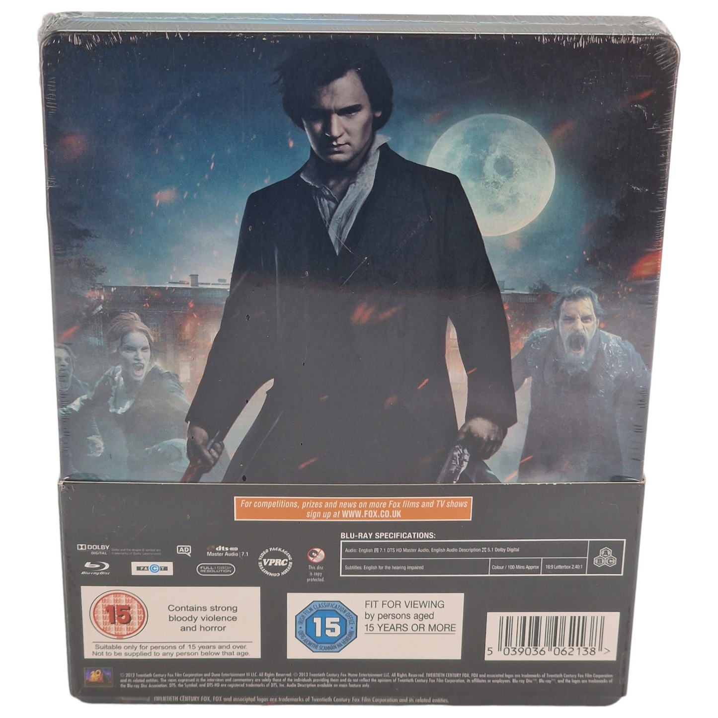 Abraham Lincoln: Vampire Hunter Steelbook Débossé Zavi Ltd édt Zone Libre