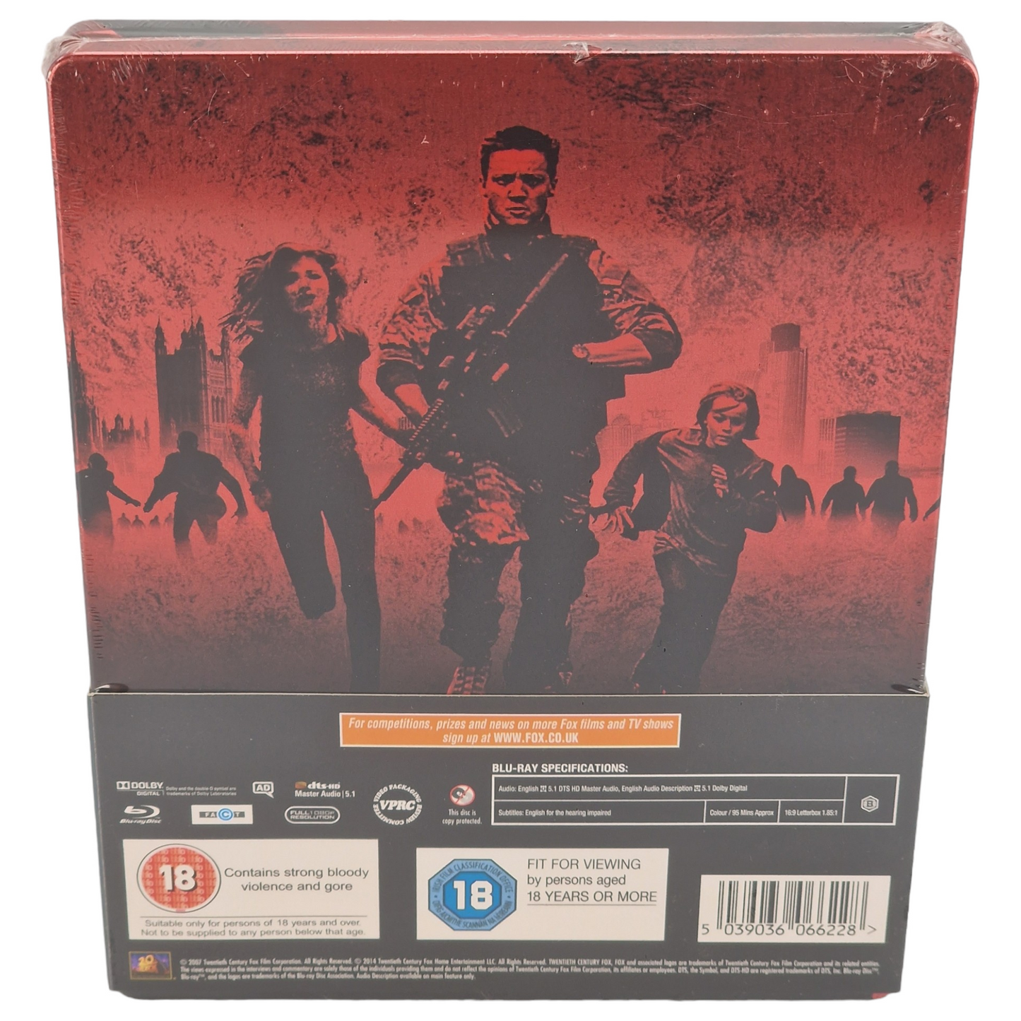 28 Semaines plus tard Blu-ray Steelbook Débossé Zavvi Edit Ltd 2015 Zone B [-18]