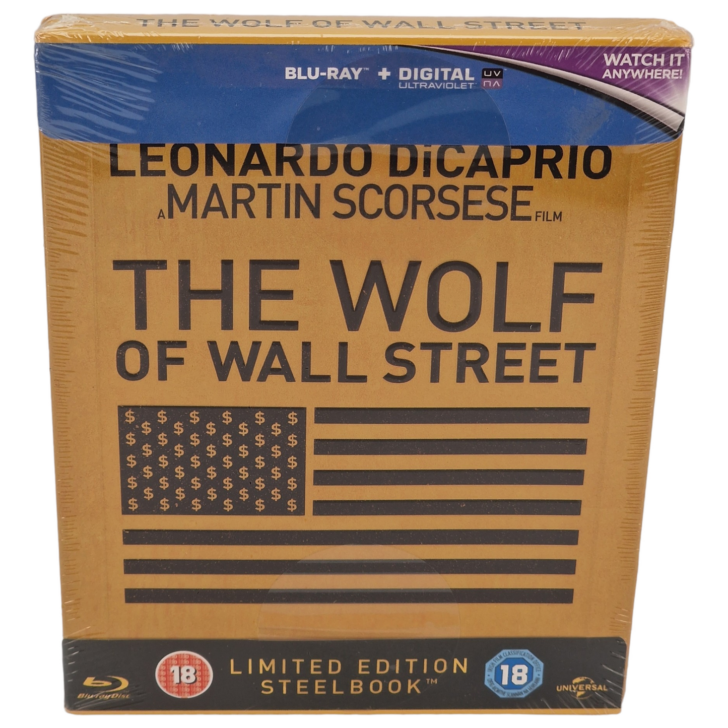 Le loup de Wall Street Blu-ray Steelbook Débossé Zavvi Édt Ltd   DiCaprio, Libre