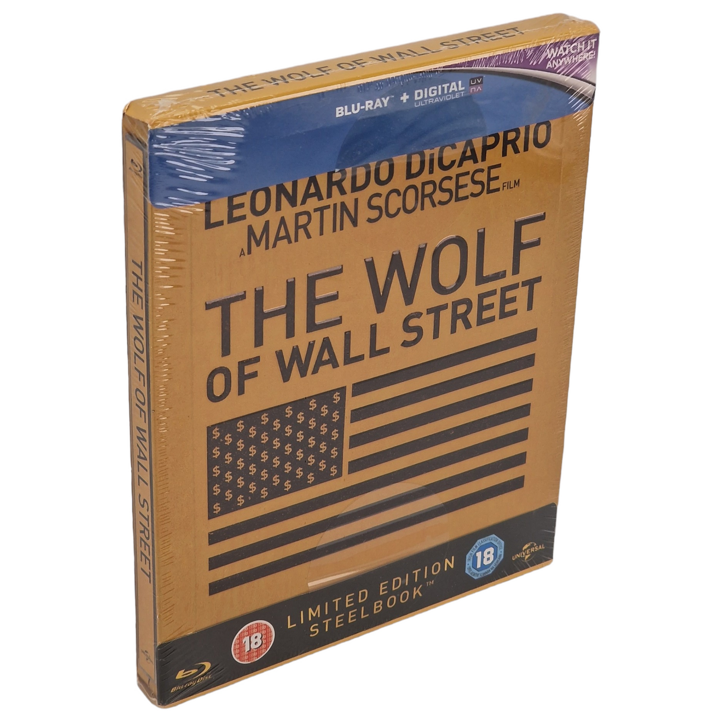Le loup de Wall Street Blu-ray Steelbook Débossé Zavvi Édt Ltd   DiCaprio, Libre