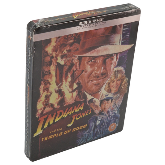 Indiana Jones et le Temple maudit (1984) – SteelBook 4K Ultra HD + Blu-ray – Zone libre + Zone B – vue 2