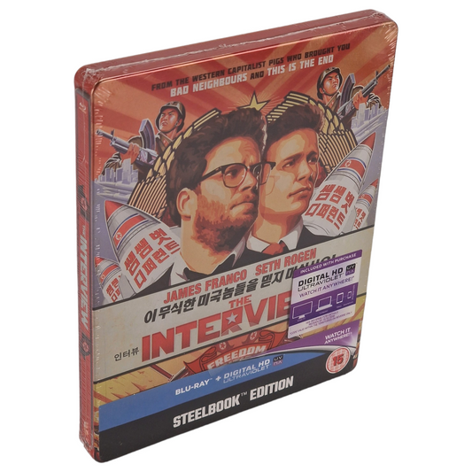 The Interview (2014) – SteelBook Blu-ray – Zone libre – vue 2