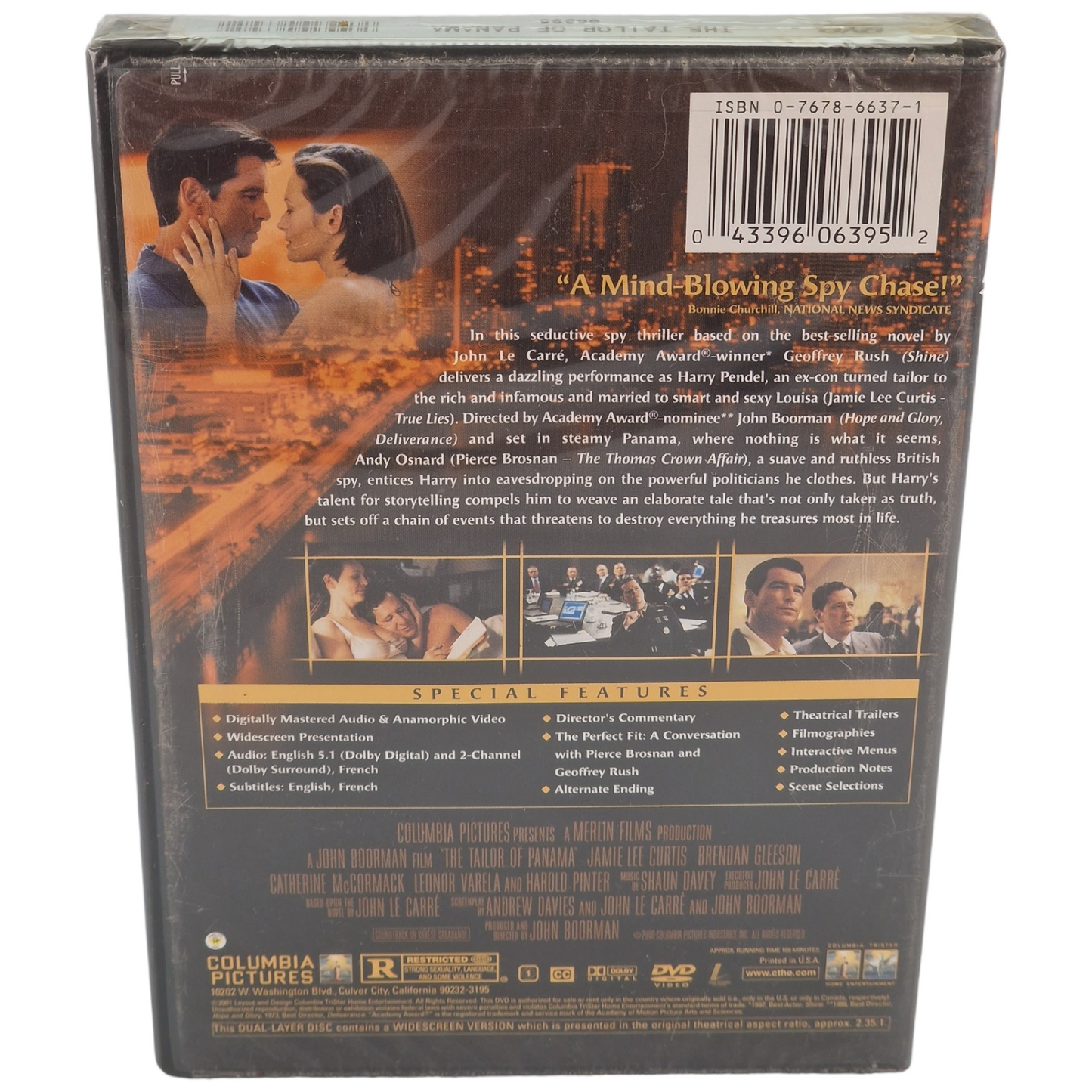 Le Tailleur de Panama DVD  US Import  VF  Région 1  Pierce Brosnan  2001 Neuf