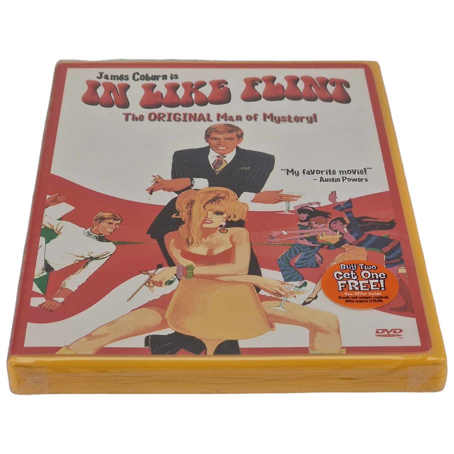 F comme Flint DVD  US Import  VF  Région 1  James Coburn  2002 Neuf