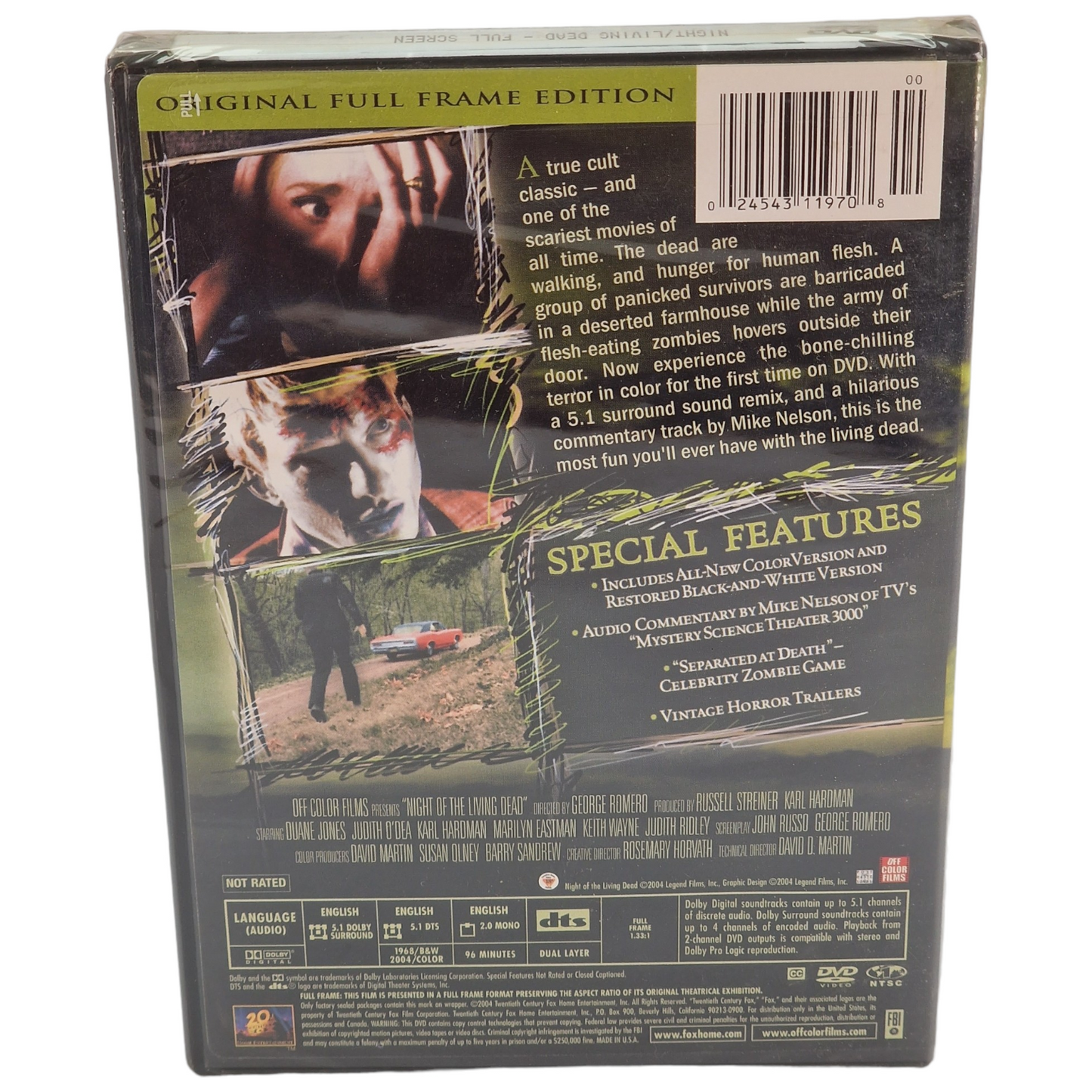 La Nuit des morts-vivants  DVD  US Import  VO  Région 1   2004 Neuf