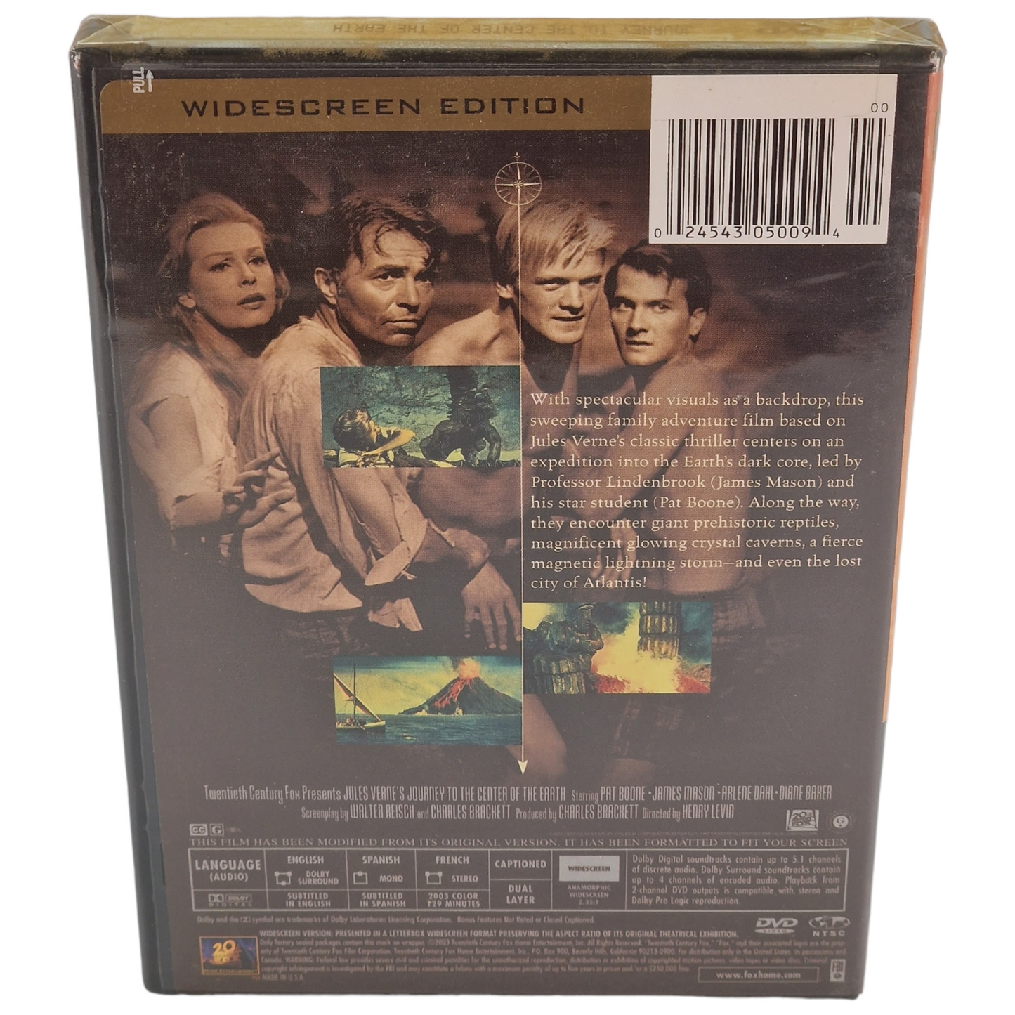 Voyage au centre de la Terre DVD  US Import  VF ___Région 1 __   2003 Neuf