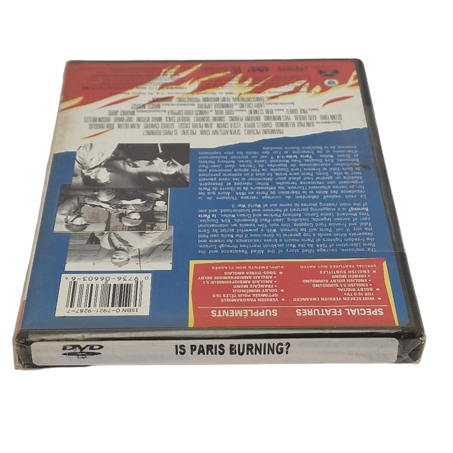 Paris brûle-t-il ? DVD  US Import  VF 2003 Neuf  Région 1  Jean-Paul Belmondo