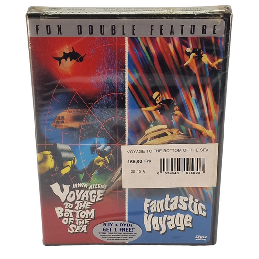 Voyage au fond de la mer / Voyage fantastique 2 Films DVD  US Import  VF ___Région 1 __   2000 Neuf