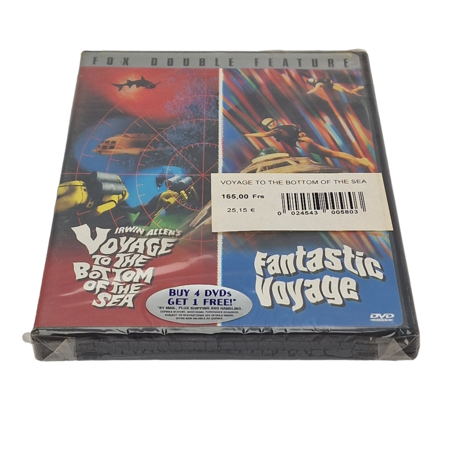 Voyage au fond de la mer / Voyage fantastique 2 Films DVD  US Import  VF ___Région 1 __   2000 Neuf