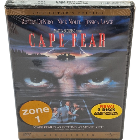 Les Nerfs à vif (Cape Fear)  DVD US Import  VF  Région 1 Robert De Niro, Nick Nolte