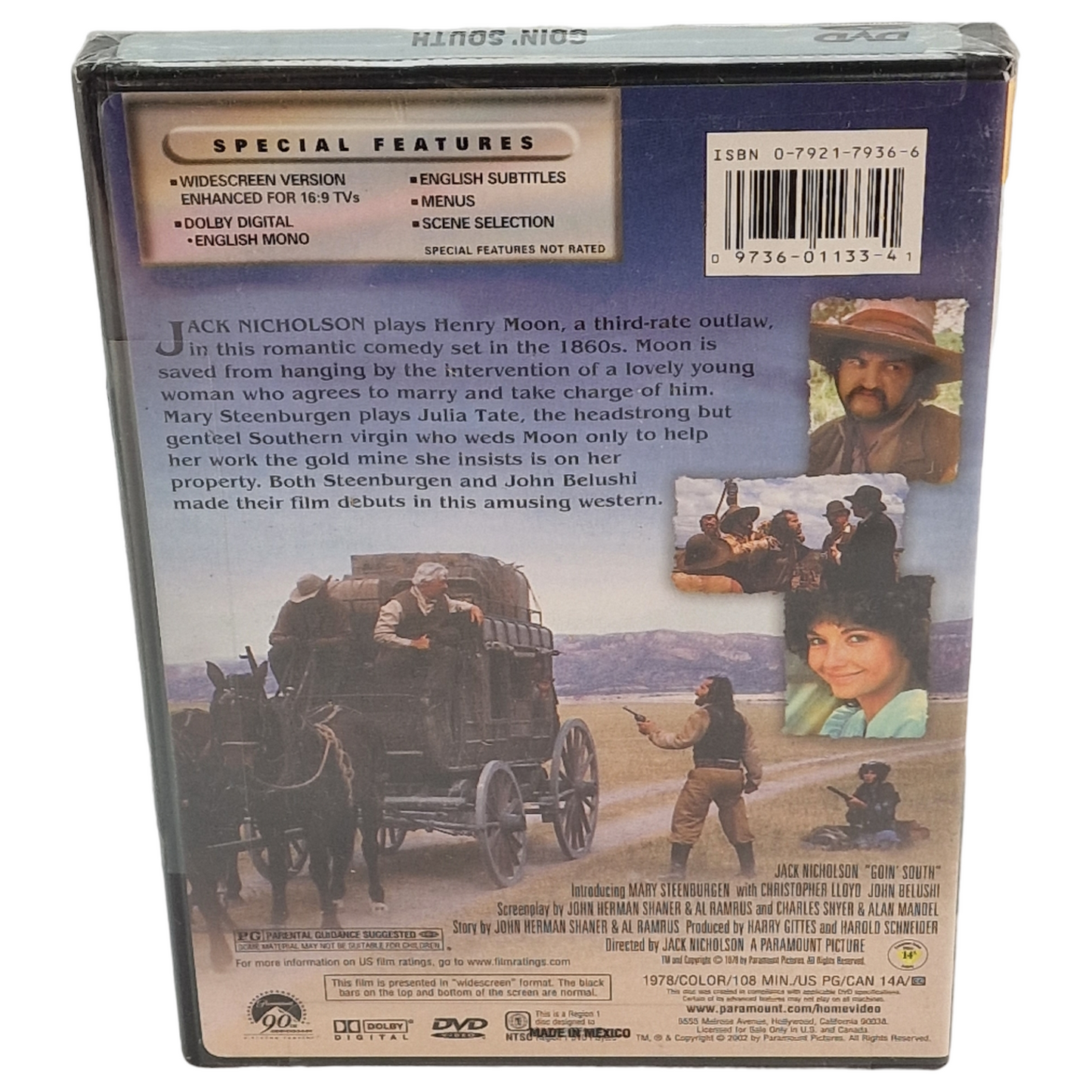 En route vers le sud  DVD  US Import  VO Jack Nicholson Région 1    2002 Neuf