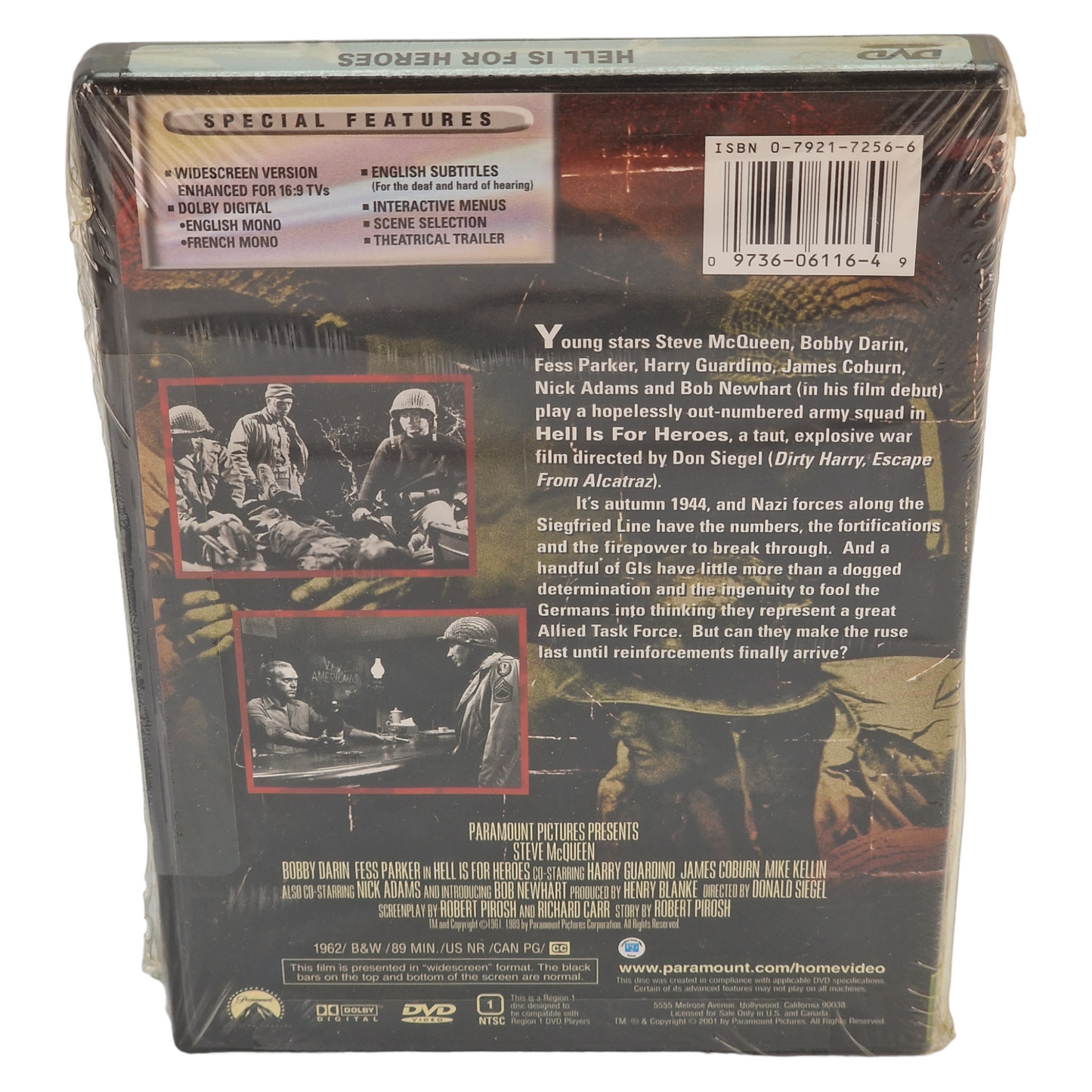 L'enfer est pour les héros DVD  VF Région 1 Steve McQueen US Import  2001 Neuf