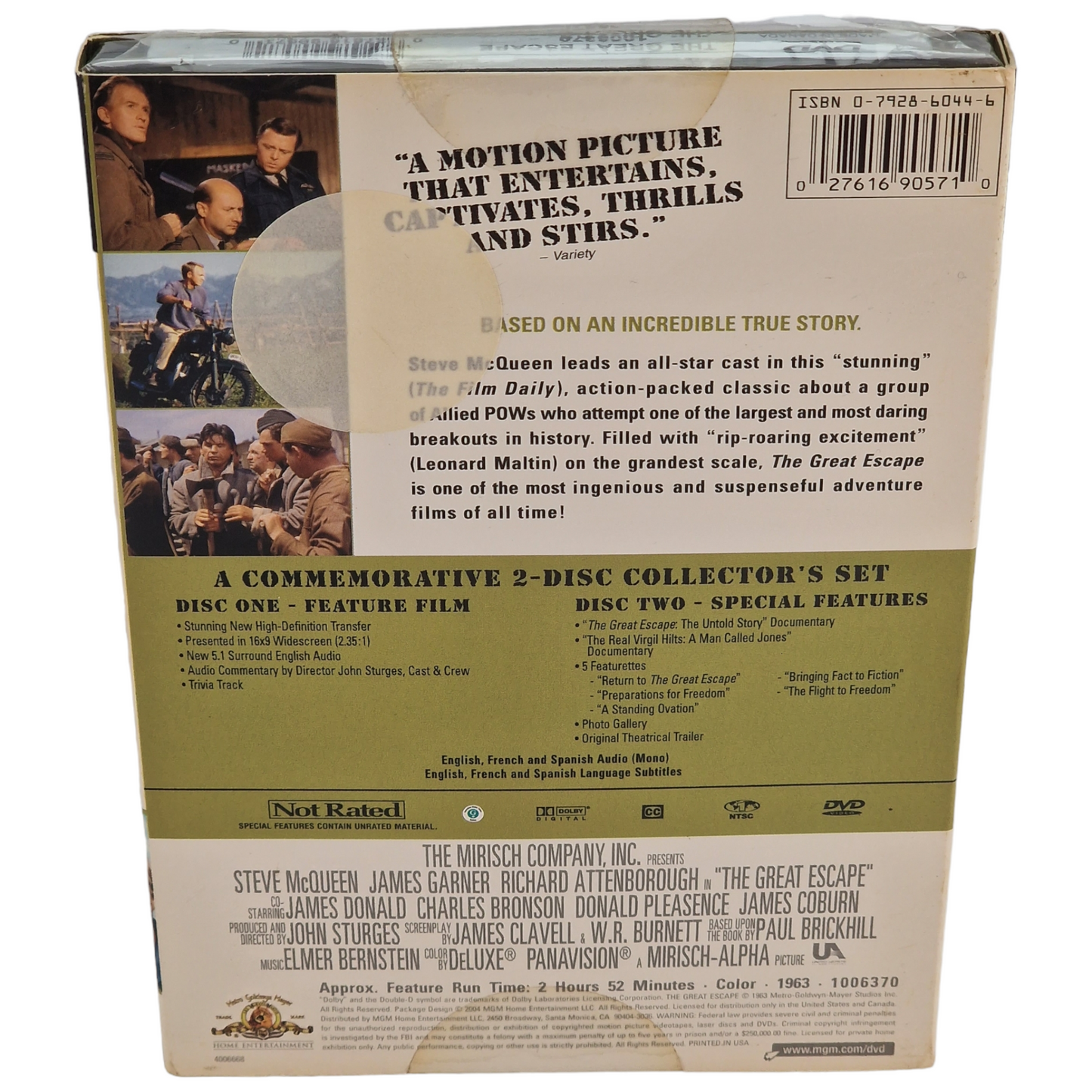 La grande évasion DVD Édt spéciale -Coffret collector 2 disques US Import  Région 1VF