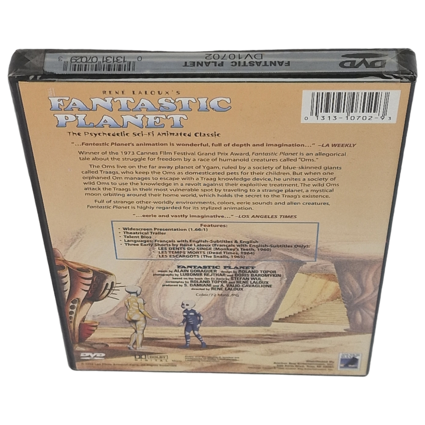 Fantastic Planet DVD 2 Films US Import VF  Region A 1999 René Laloux Neuf