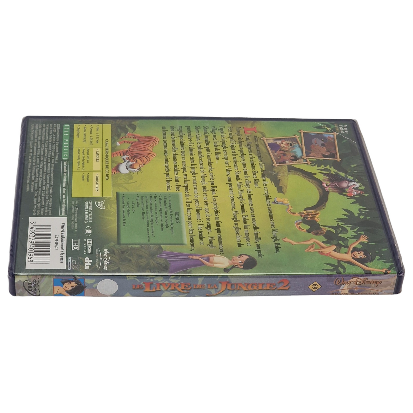 Le Livre de la jungle 2  DVD Disney  france  Region 2   Disney