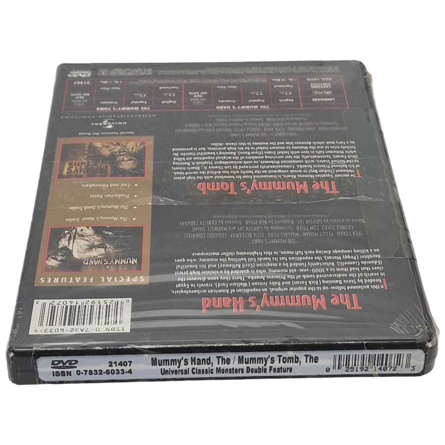 La Main de la momie + Les Maléfices de la momie DVD 2 Films US Import VF Region A