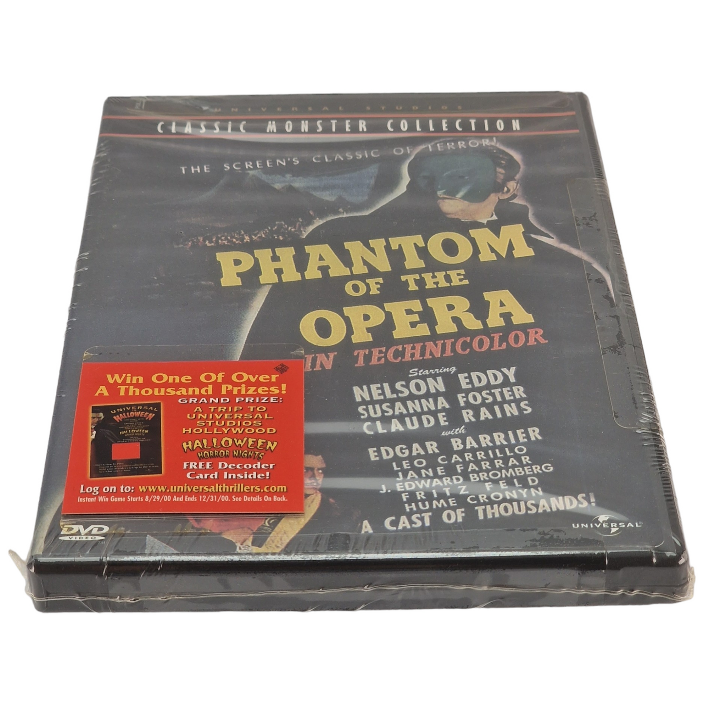 Phantom of the Opera DVD US Import VF Region A  Nelson Eddy, Susanna Foster