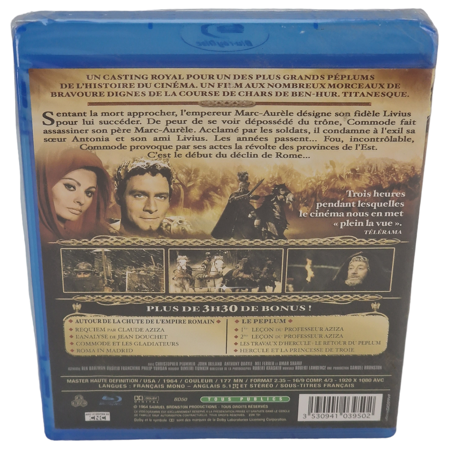 La Chute de l'empire romain Blu-ray France Region B    2011