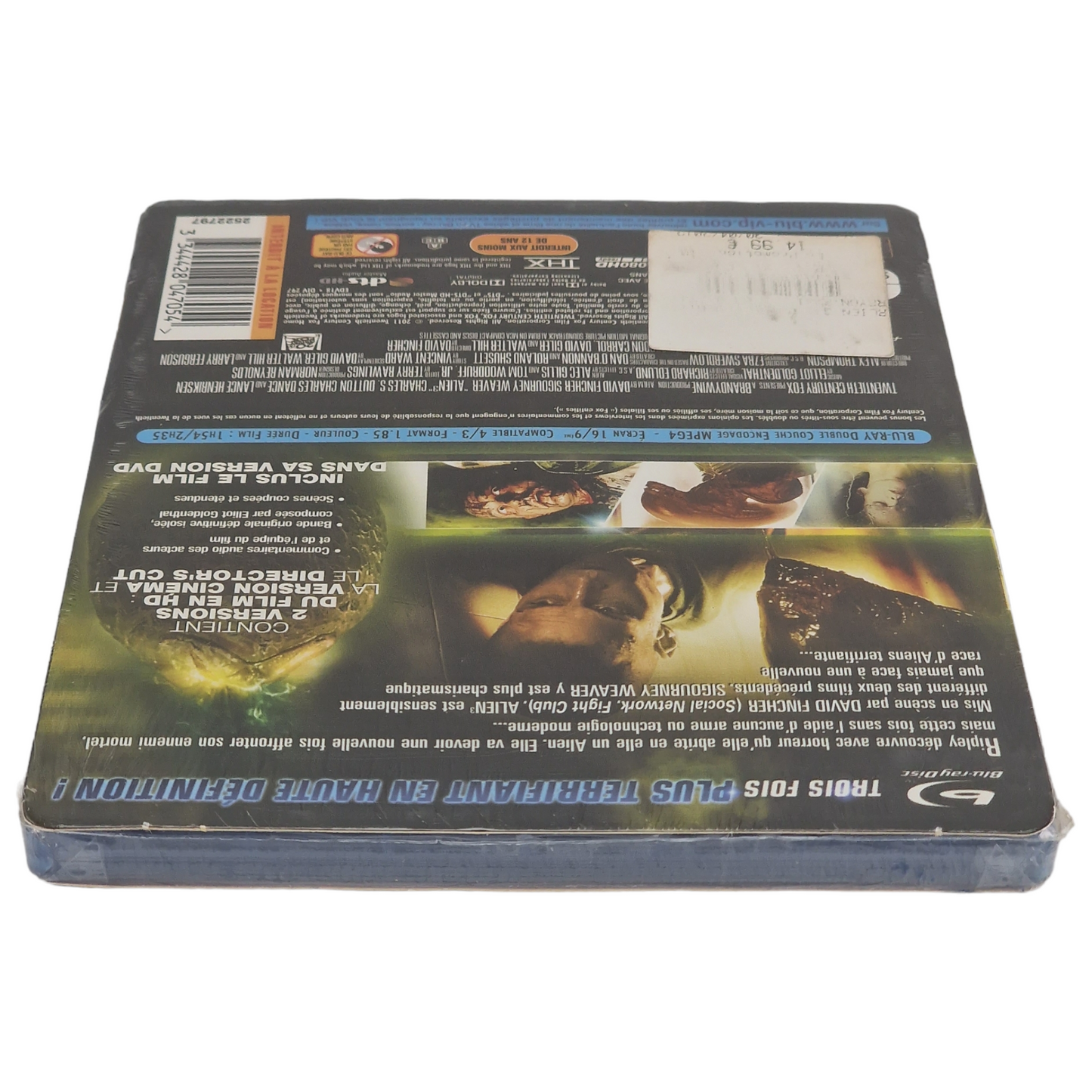 Alien³ Sélection Blu-VIP / Blu-ray + DVD France Region B    2011