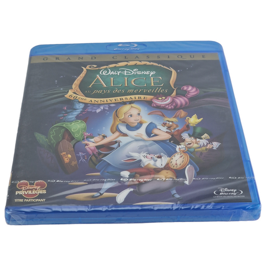 Alice au Pays des Merveilles Édition 60ème Anniversaire – Blu-ray + DVD – Zone libre – vue 3