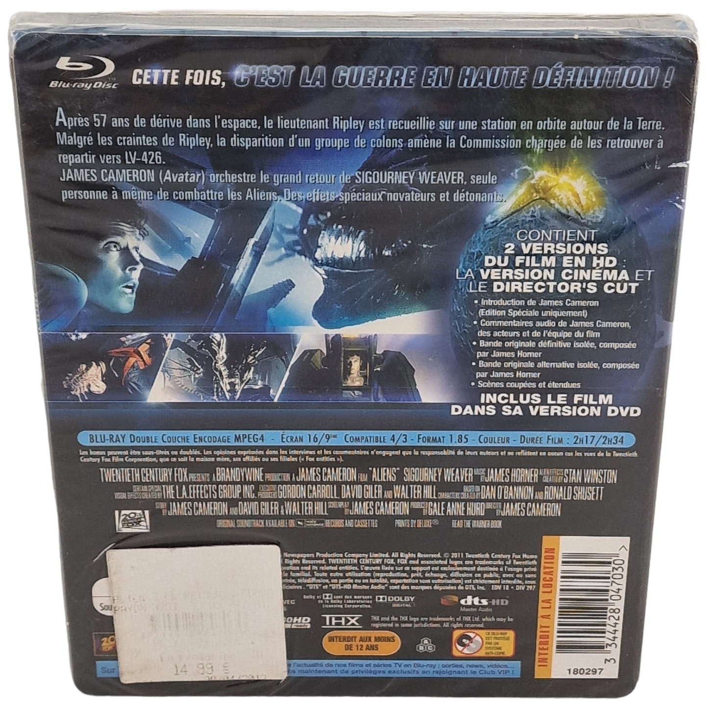Aliens Le Retour / Sélection Blu-VIP / Blu-ray + DVD 2012 Region B Neuf